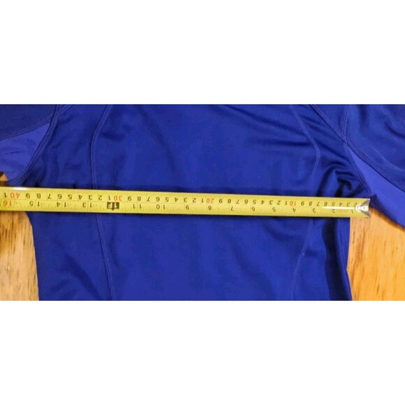 Athleta Plush Tech Hoodie 3.0 Sapphire Blue Size XS Hoodie Workout Top Kangaroo - Picture 7 of 10